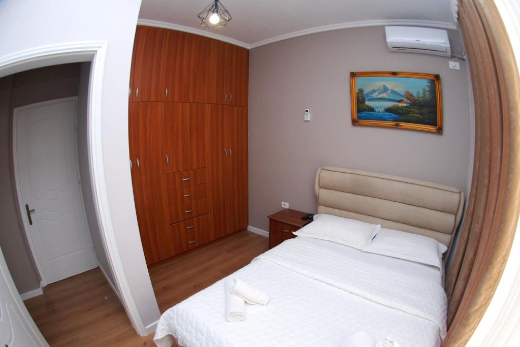 Krevet ili kreveti u jedinici u okviru objekta Hotel Vila Alvin & Apartments