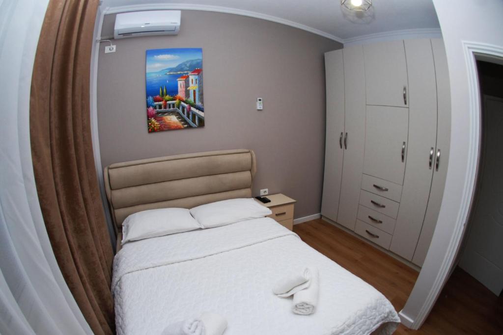 Krevet ili kreveti u jedinici u okviru objekta Hotel Vila Alvin & Apartments