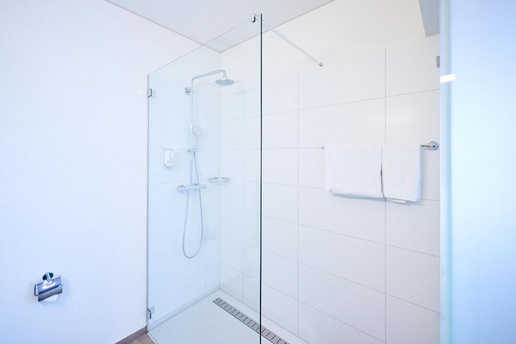 Koupelna v ubytování Hotel am Kreisel Self-Check-In by Smart Hotels