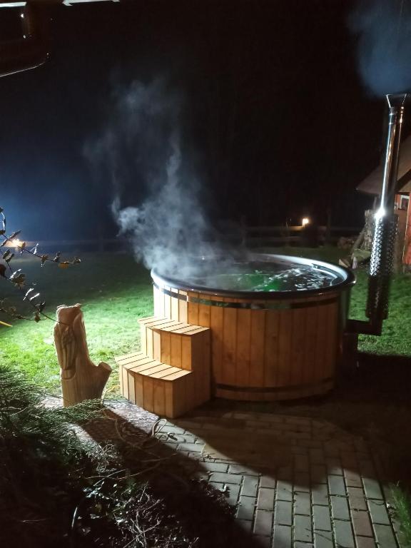 Fotografia z galérie ubytovania Leśniczówka domek sauna jeziorko w lesie na wyłączność v destinácii Straszydle