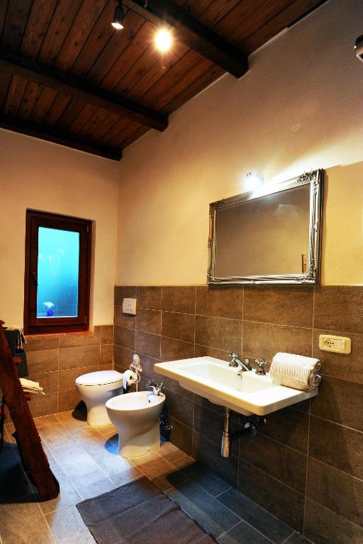 Koupelna v ubytování Casa Camporino