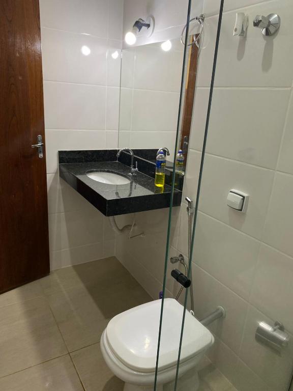 Koupelna v ubytování Casa Bela Vista