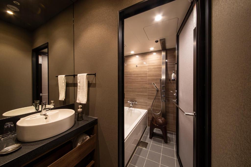 Koupelna v ubytování Hotel Keihan Tenmabashi Ekimae