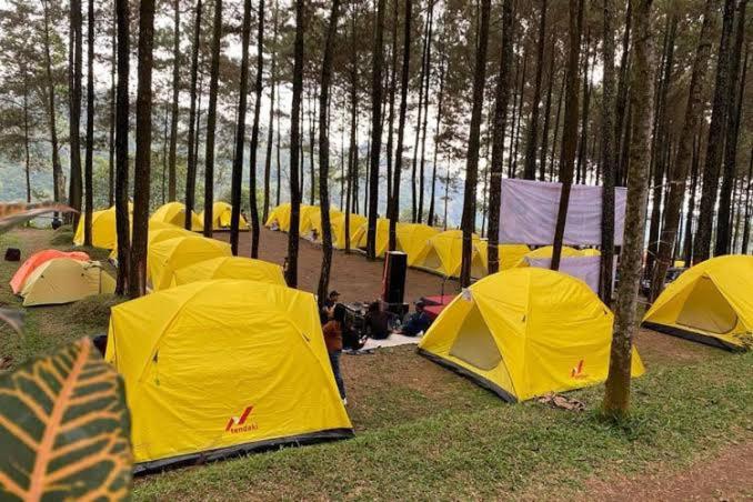 Příroda nedaleko luxury tent