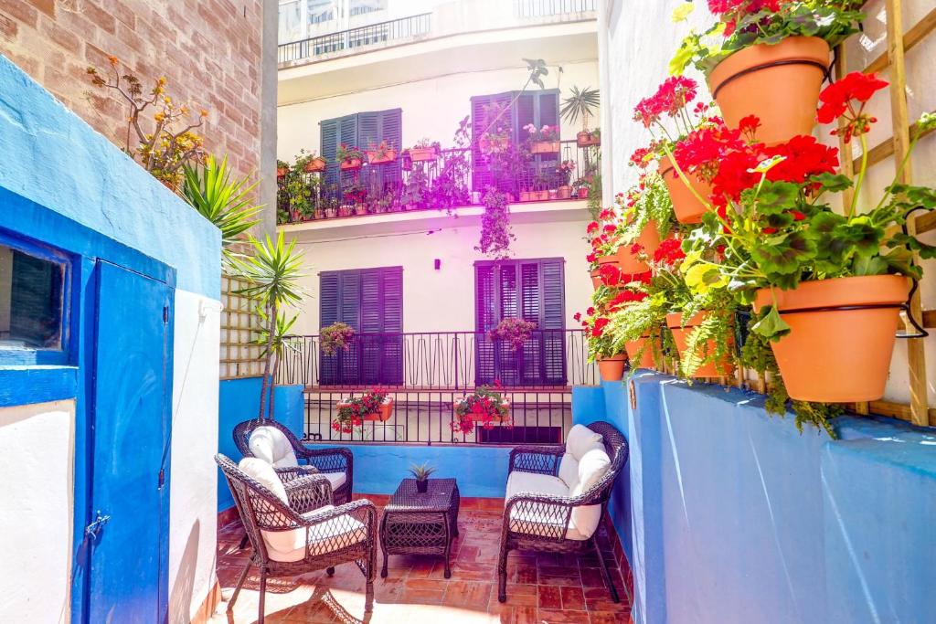 A balcony or terrace at Charming Patio by Hello Homes Sitges