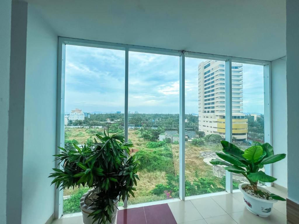 Balkón nebo terasa v ubytování Ngọc Hân Hotel By The Moment