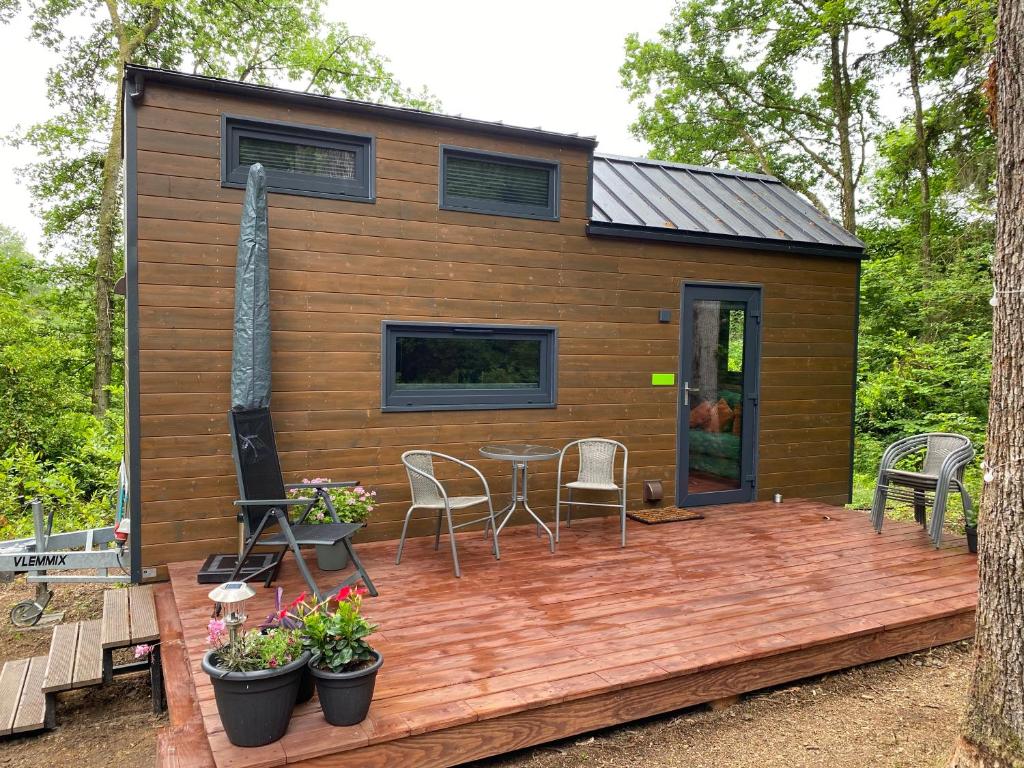 Zahrada ubytování La Tiny House de Nanou