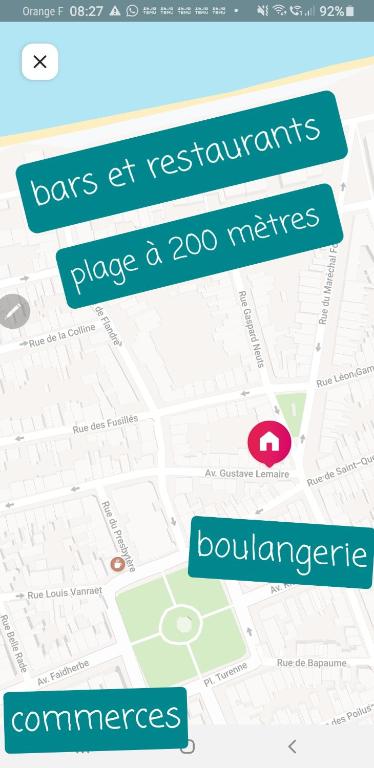 Certifikát, ocenenie alebo iný dokument vystavený v ubytovaní L' escale du bord de mer