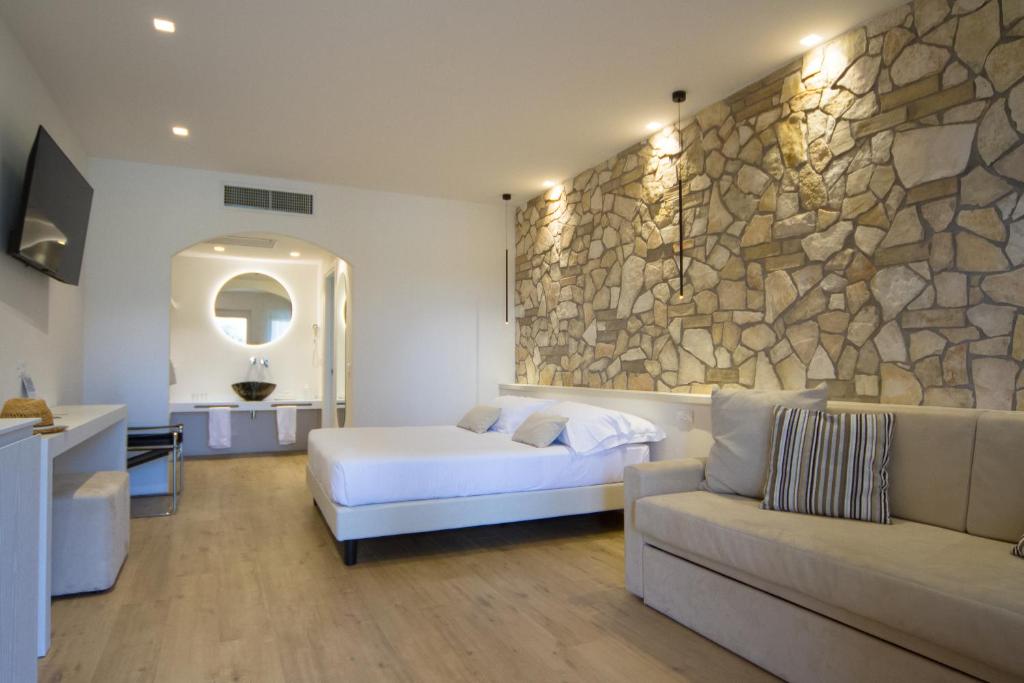 Posteľ alebo postele v izbe v ubytovaní Giotto Country House & Spa