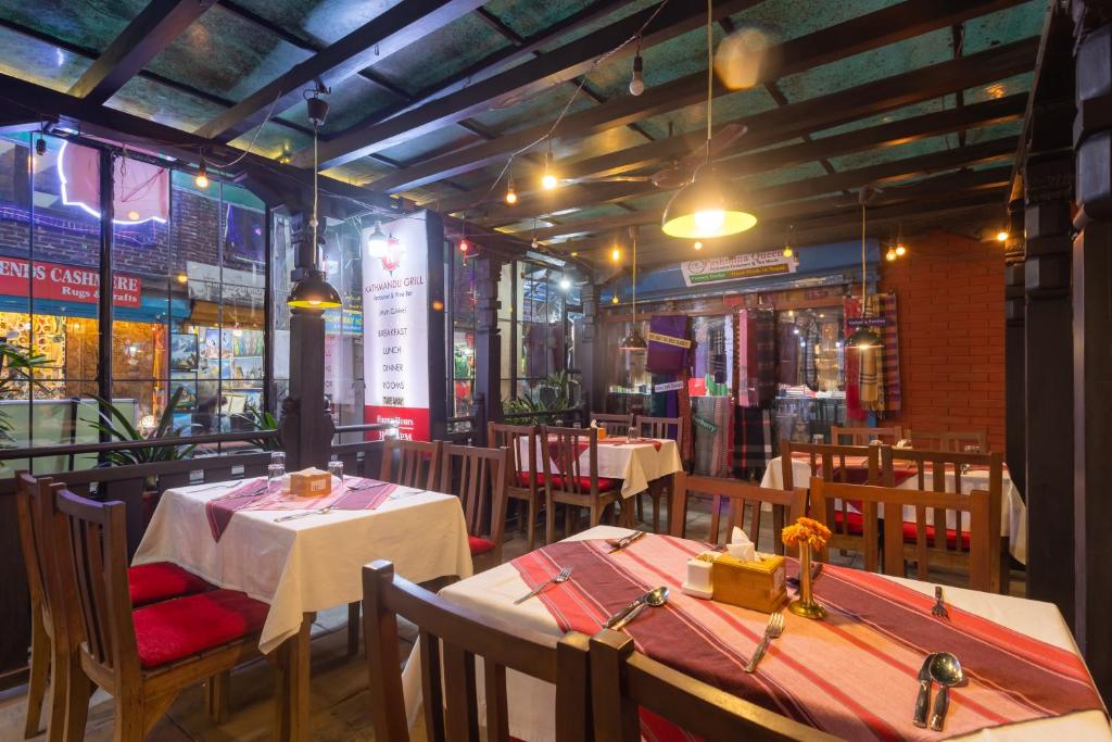Restaurace v ubytování Aawas Boutique Hotel