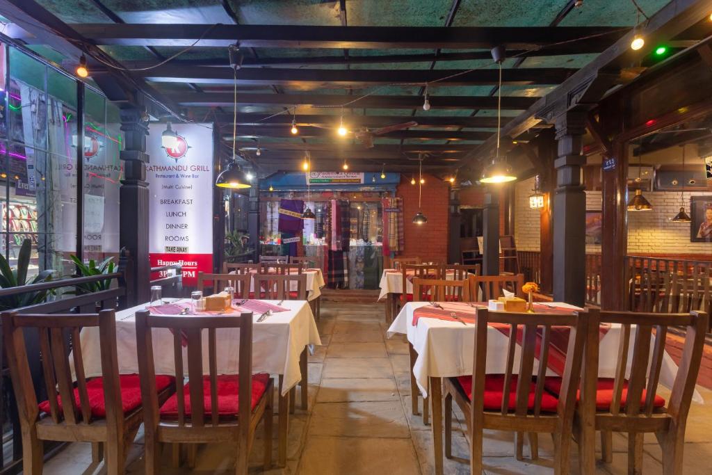 Restaurace v ubytování Aawas Boutique Hotel