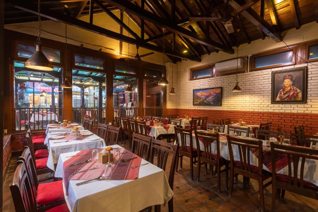 Restaurace v ubytování Aawas Boutique Hotel