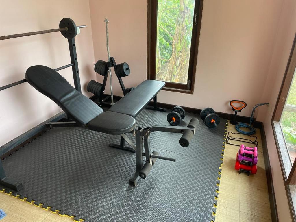 Fitness centrum a/nebo fitness zařízení v ubytování Kohchang Privilege