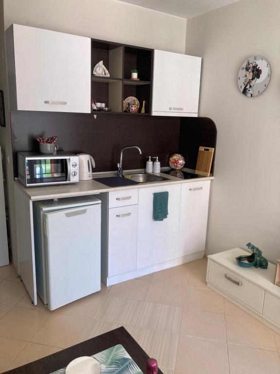 Kuchyň nebo kuchyňský kout v ubytování Apartment Nani -Sunny beach