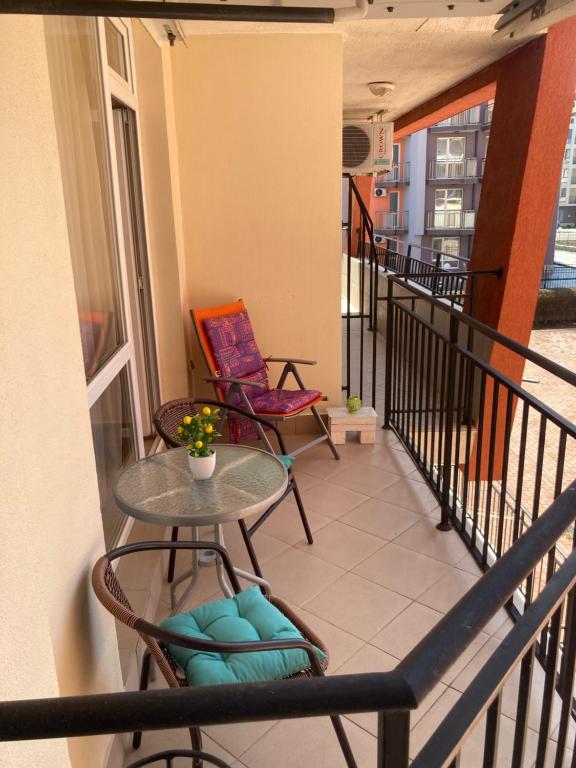 Balkón nebo terasa v ubytování Apartment Nani -Sunny beach