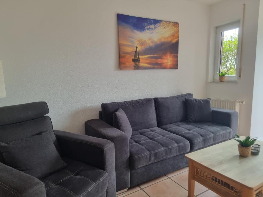 Posezení v ubytování Nordseehaus Dangast