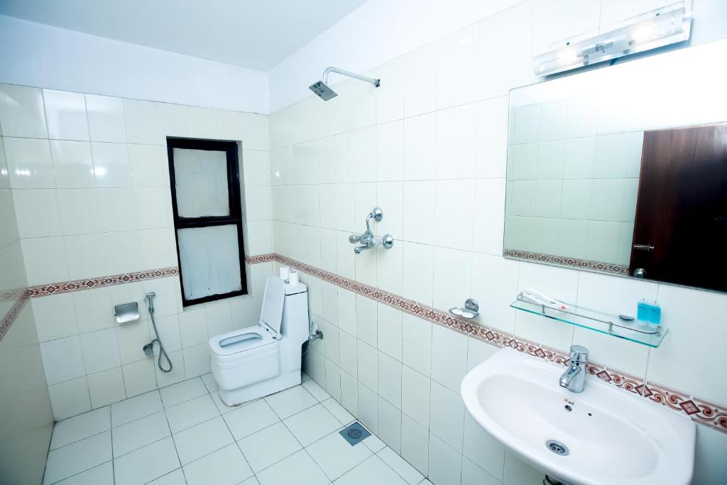 Koupelna v ubytování Sacred Boutique Hotel