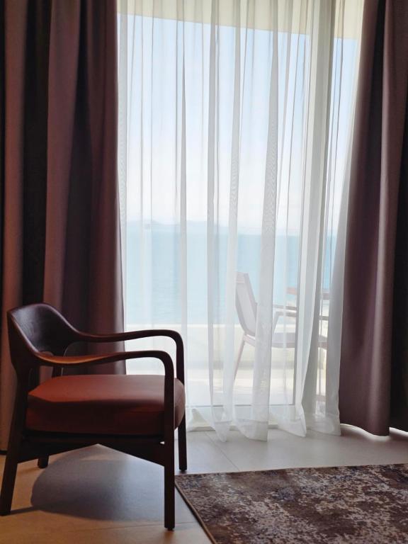 Posezení v ubytování Abi's Hotel & SPA Vlore