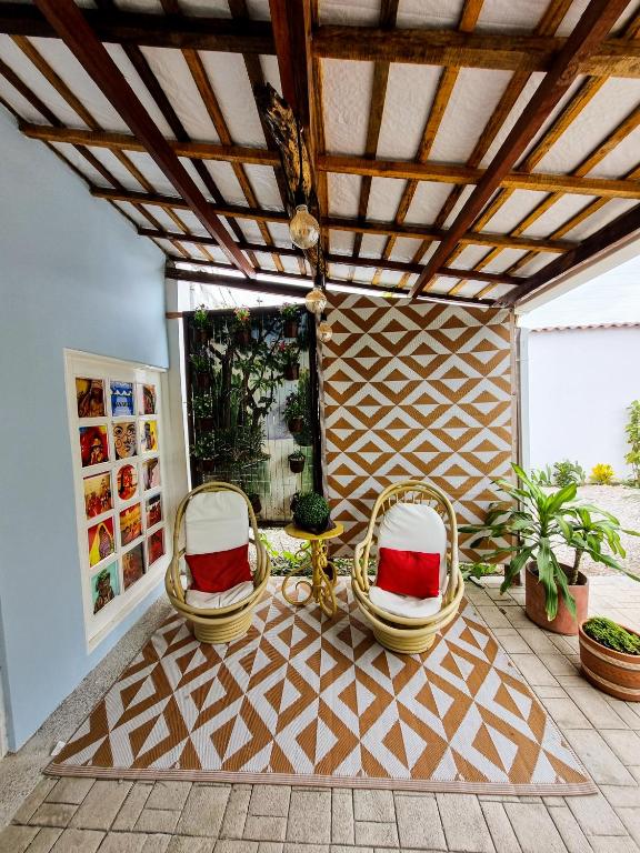 Posezení v ubytování Guajira House
