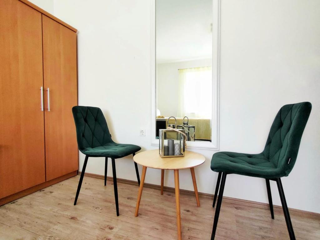 Posezení v ubytování Skajla Apartments