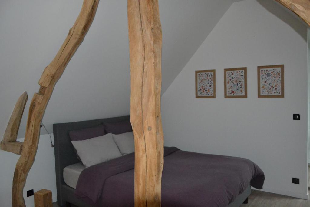 Postel nebo postele na pokoji v ubytování La Dépendance d'En Face