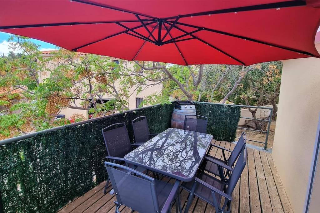 Balkon lub taras w obiekcie Charmante maison, idéalement située