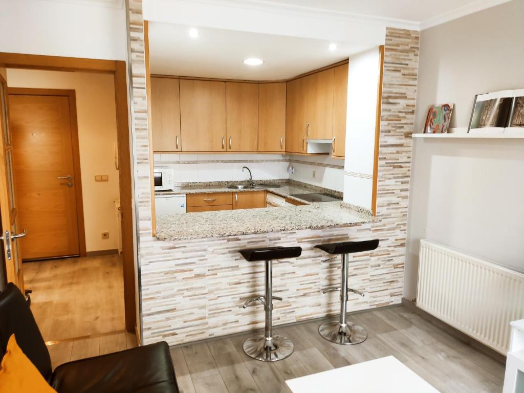 Kuchyň nebo kuchyňský kout v ubytování Casa Riquiña