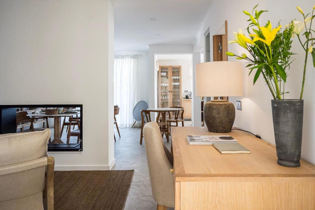 TV a/nebo společenská místnost v ubytování Casa Malìa Luxury Guest House