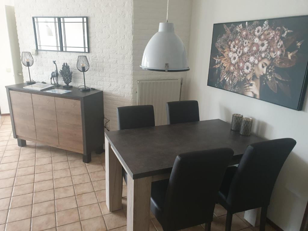 Kuchyň nebo kuchyňský kout v ubytování De Vlinder