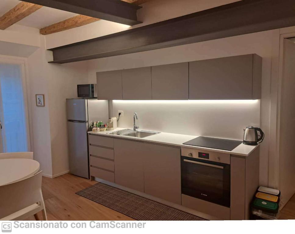 Una cocina o zona de cocina en Casa Rosada