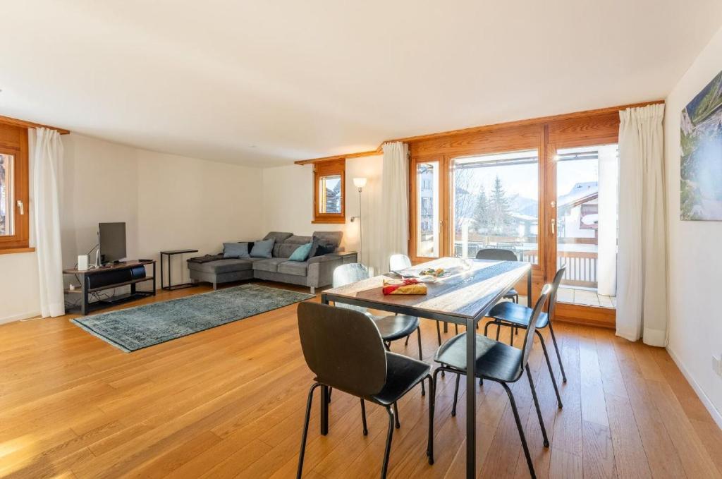 Et opholdsområde på Casa Seraina - im Herzen von Flims