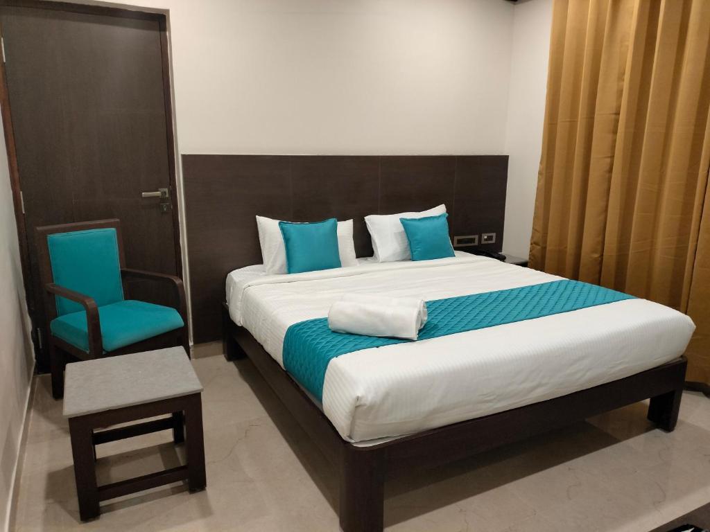 Postel nebo postele na pokoji v ubytování Hotel JANAS