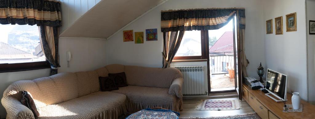 Posezení v ubytování Guest House Fena