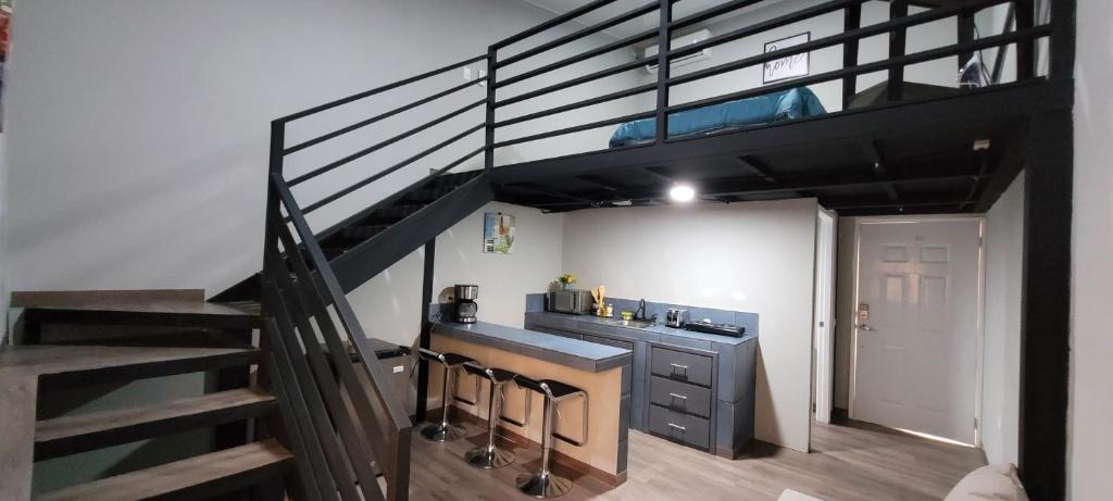 Postel nebo postele na pokoji v ubytování LA ESTANCIA