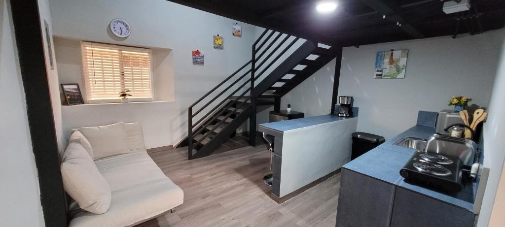 Kuchyň nebo kuchyňský kout v ubytování LA ESTANCIA