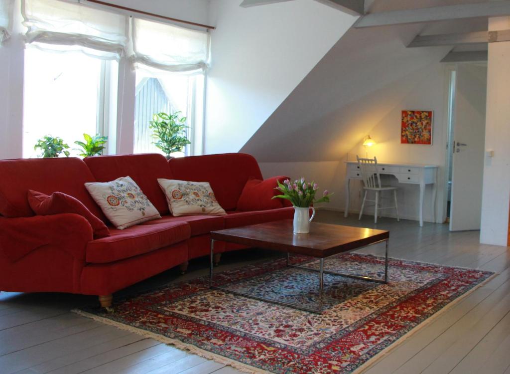 Posezení v ubytování Bjerred B&B