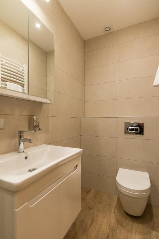 Koupelna v ubytování Tara Lux apartmani