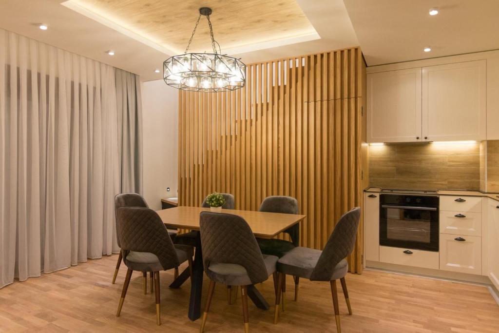 Kuchyň nebo kuchyňský kout v ubytování Tara Lux apartmani