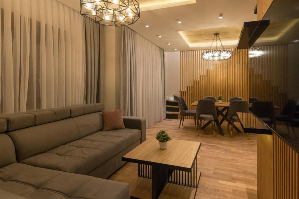 Posezení v ubytování Tara Lux apartmani