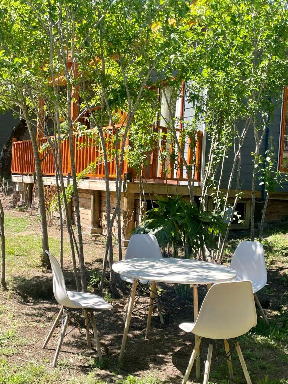 Zahrada ubytování Cabañas Boutique Faldeos de La Lajuela