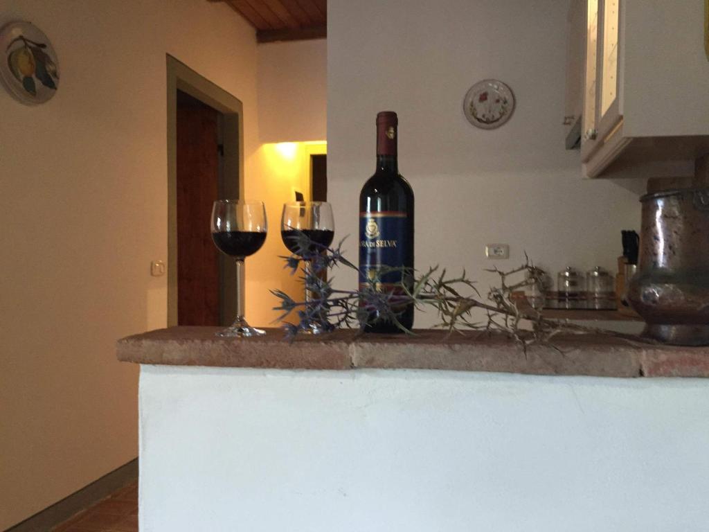 Nápoje v ubytování Casa Camporino