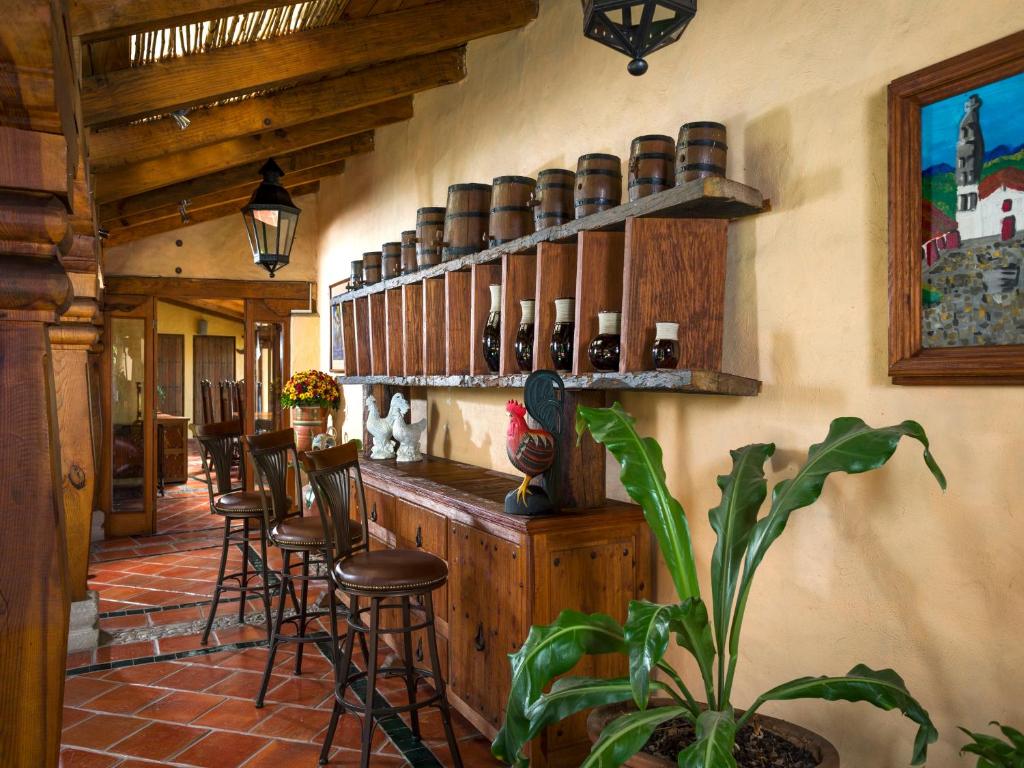 Lounge nebo bar v ubytování Hotel Casona de Manzano
