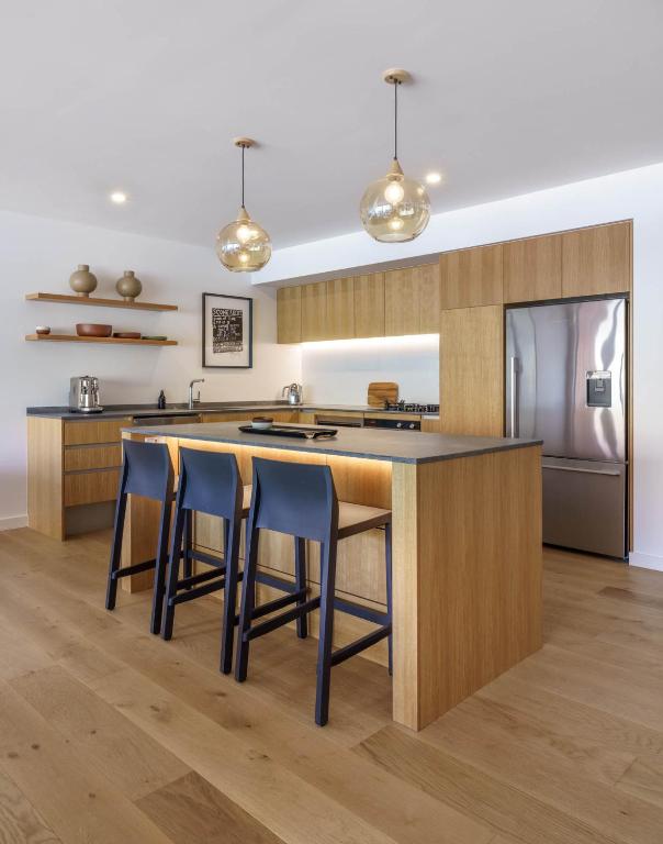 Kuchyň nebo kuchyňský kout v ubytování Marina Terrace Apartments, Wanaka
