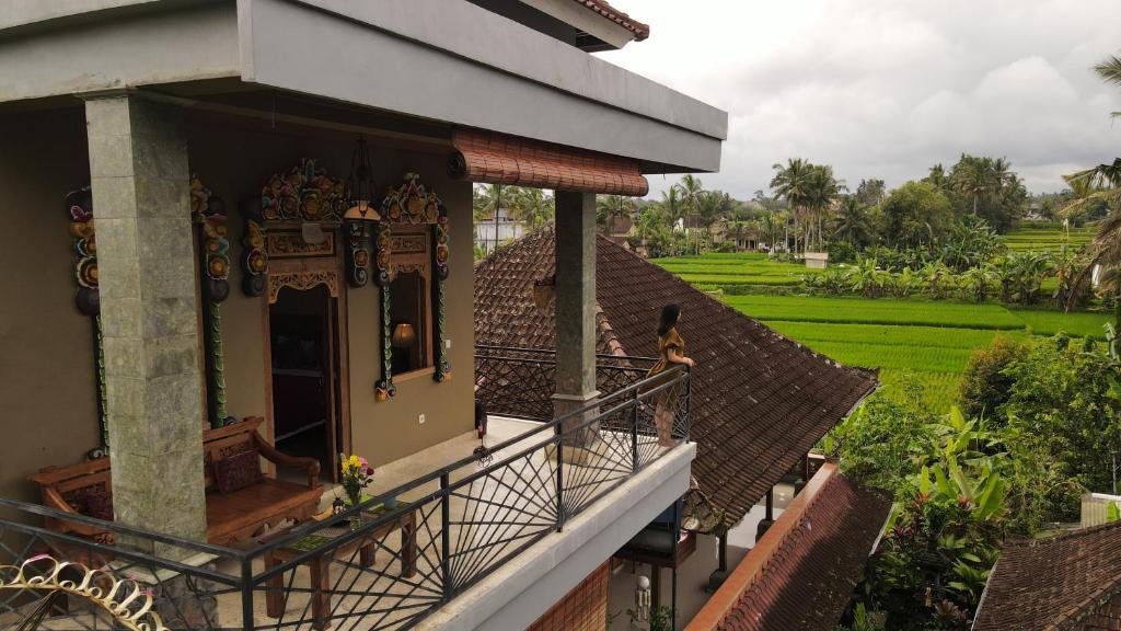 Zahrada ubytování Nirwa 1 Ubud Guesthouse