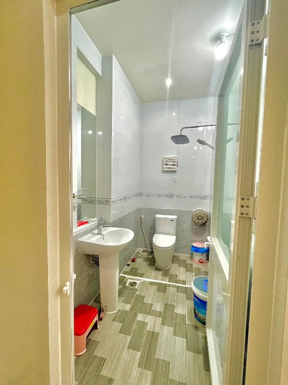 Koupelna v ubytování Cherry Homestay - Hoàng Đế motel
