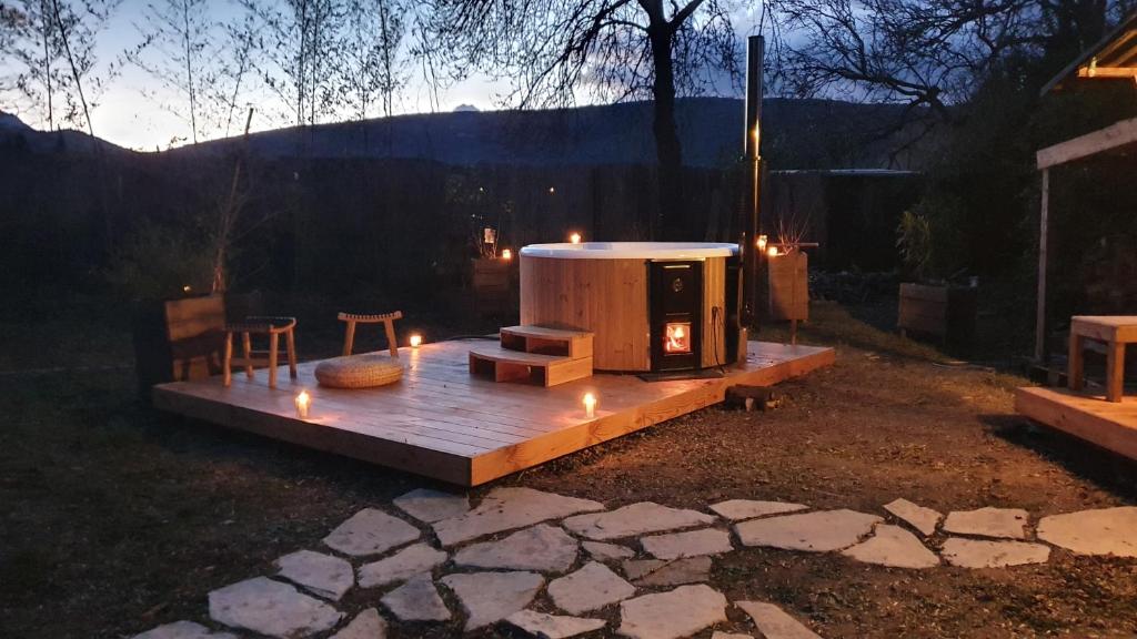 Nespecifikovaný výhled na hory nebo výhled na hory při pohledu z apartmánu