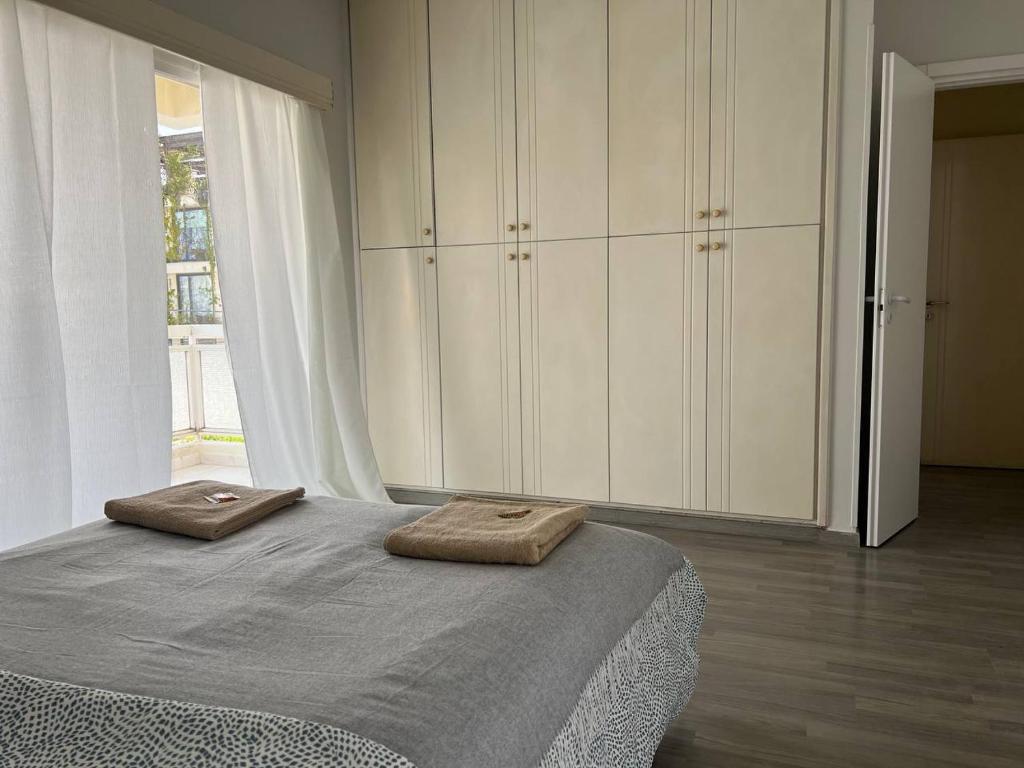 Postel nebo postele na pokoji v ubytování Quiet place