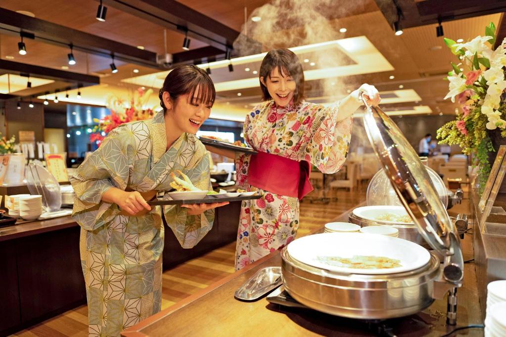 Hosté ubytování Ooedo Onsen Monogatari Awara