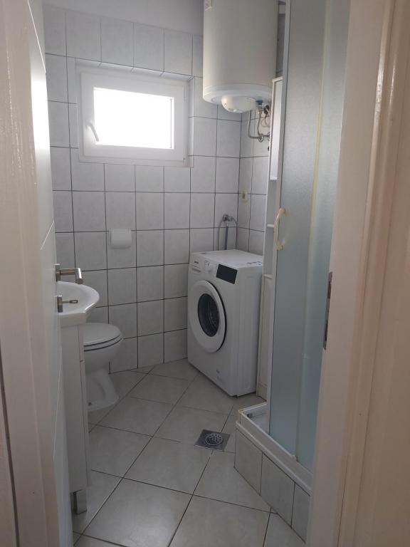 Koupelna v ubytování Apartment Lara