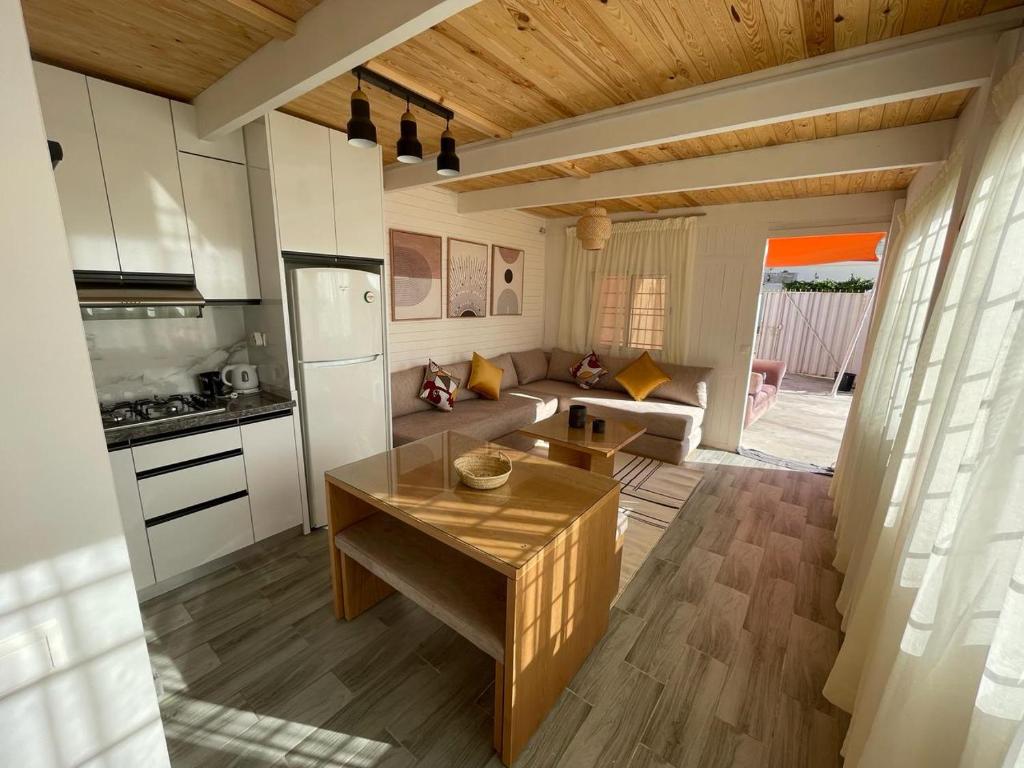 Kuchyň nebo kuchyňský kout v ubytování Jolie studio neuf ! Vue sur mer !